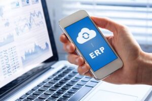 cloud erp on mobile phone
