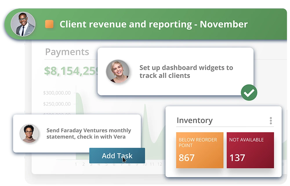 cloud accounting dashboard