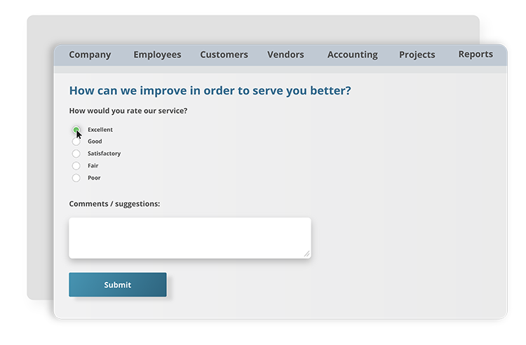 crm customer survey